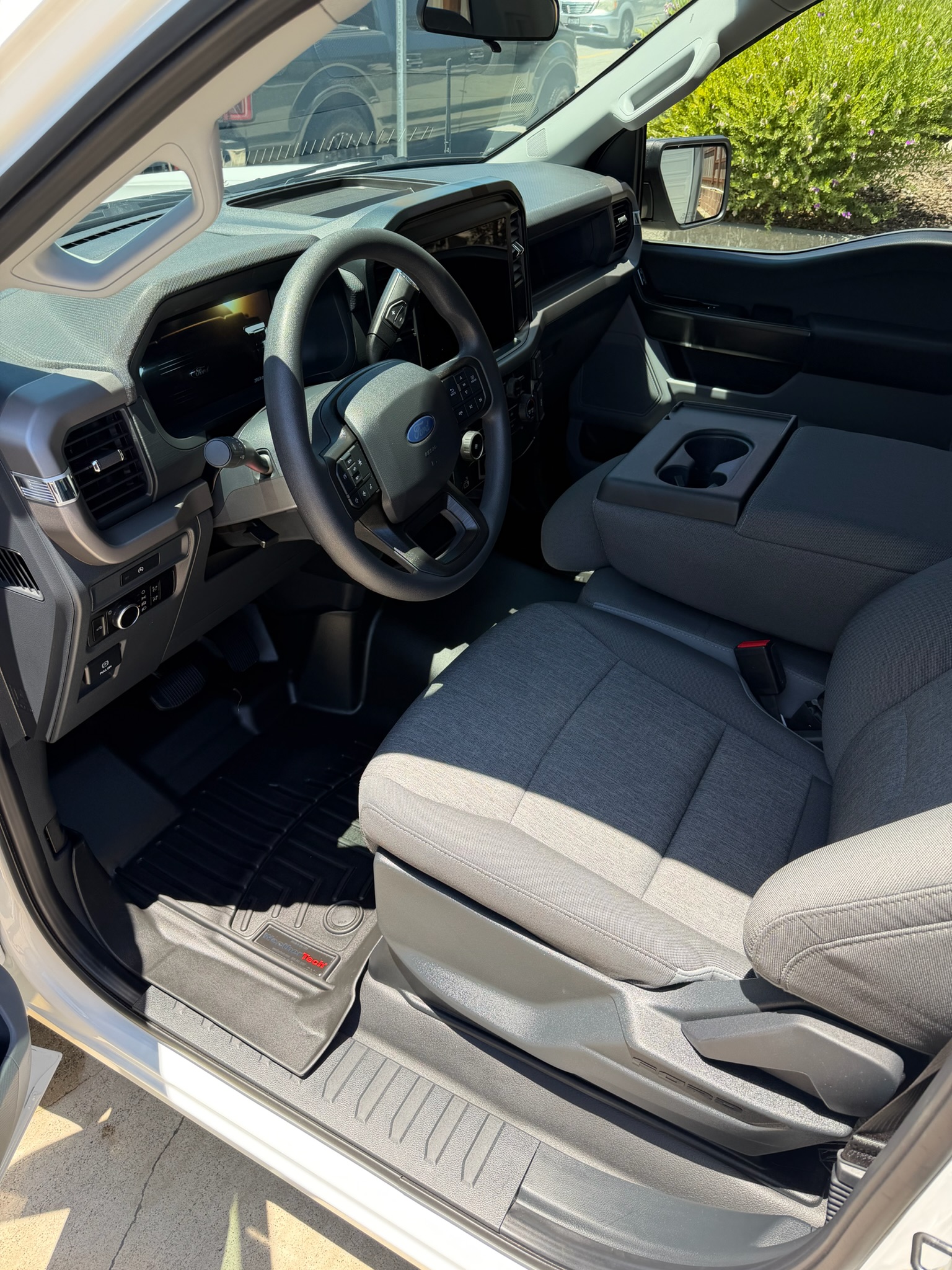 Ford F-150 interior clean cabin after a full detail package interior service